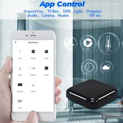 Tuya Mini Remote Control Wireless 2.4GHz WiFi Universal APP Voice IR Controller Household Device with LED Indicator Square