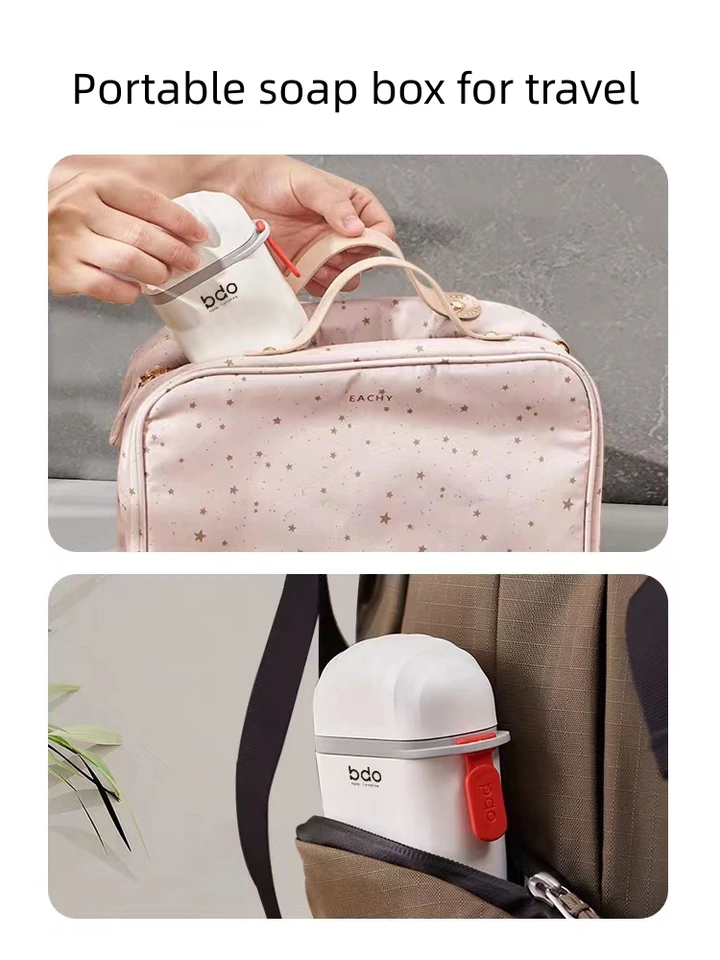 3 Portasaponi Da Viaggio Impermeabili - Con Filtro Scarico E Sacchetto Sisal, Ideali Per Casa, Sport, Escursionismo