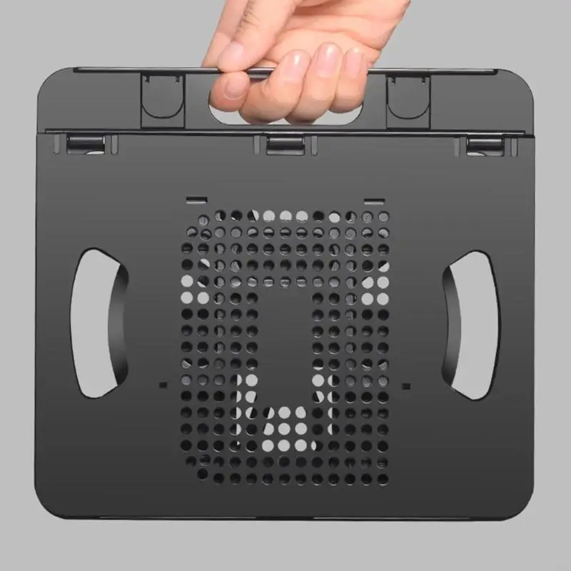 Portable and Adjustable Laptop Stand with 360-Degree Rotating Base