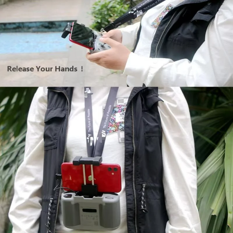 Accessoire de drone : lanière de cou pour télécommande DJI Mavic, port confortable