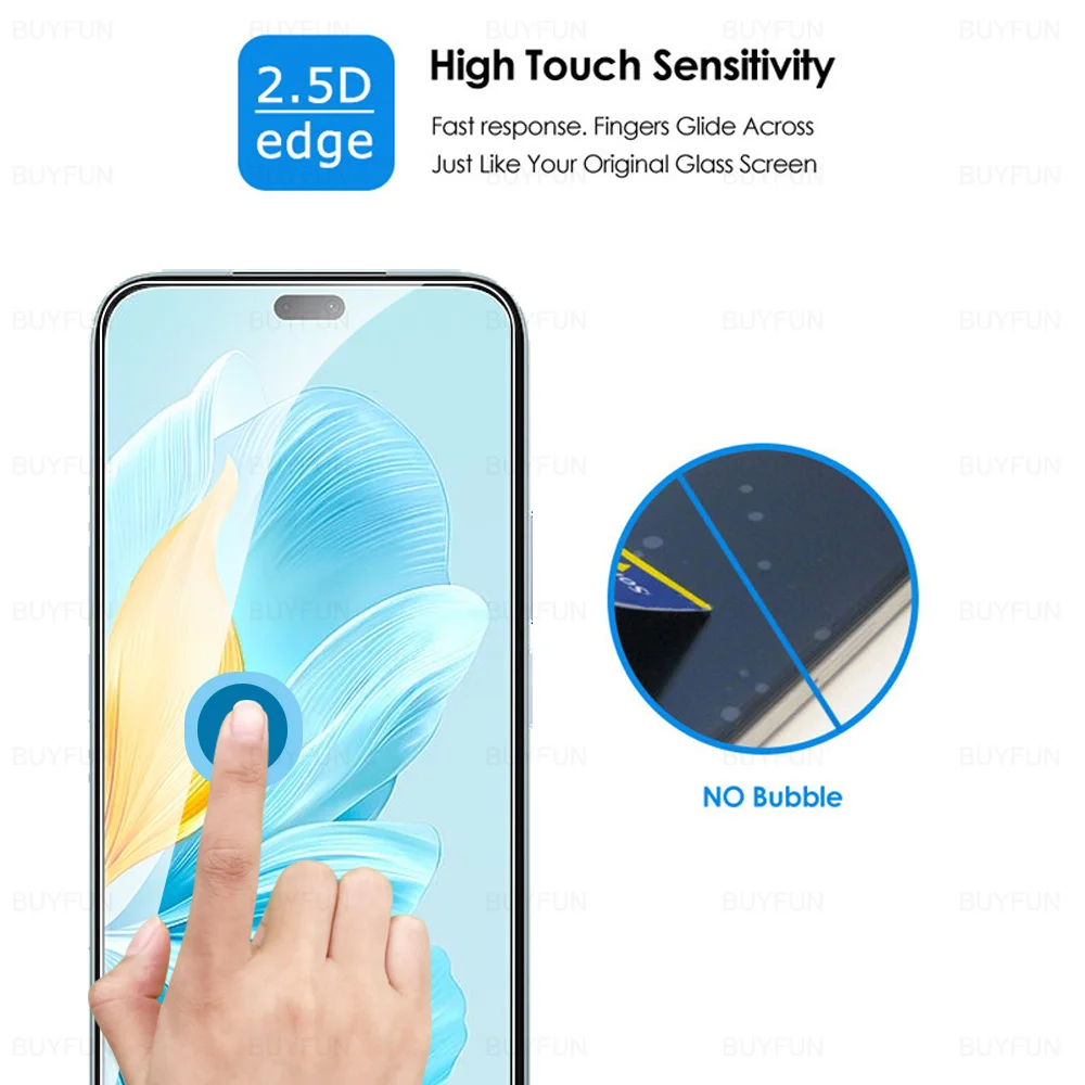 Full Cover Tempered Glass Screen Protector - 1-4 Pack
