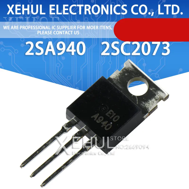 

10PCS Triode 2SA940 A940 2SC2073 C2073 TO-220 audio tube is brand new