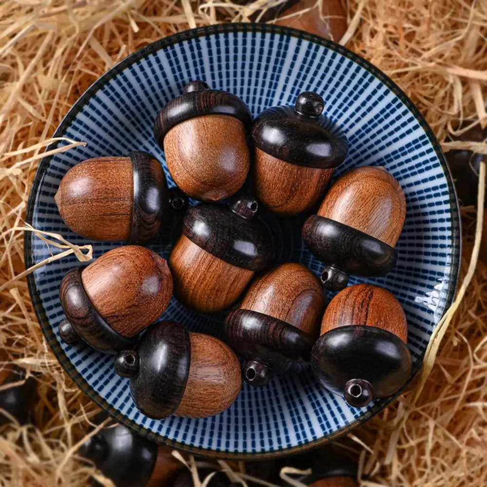 

Mini Acorn Shape Outdoor Mini Sandalwood Rescue Pill Case Granule Storage Box Medicine Tablet Container Medicine Pill Box