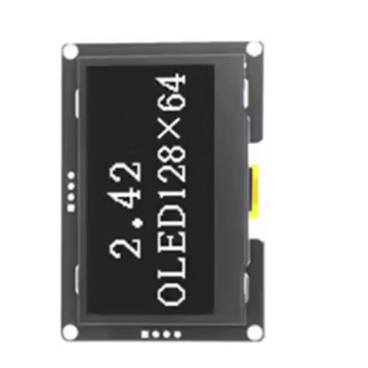  71O 전자기기 액세서리, I2C/SPI 인터페이스용 2.42인치 128x64 OLED 디스플레이 모듈 (플라스틱+PC)
