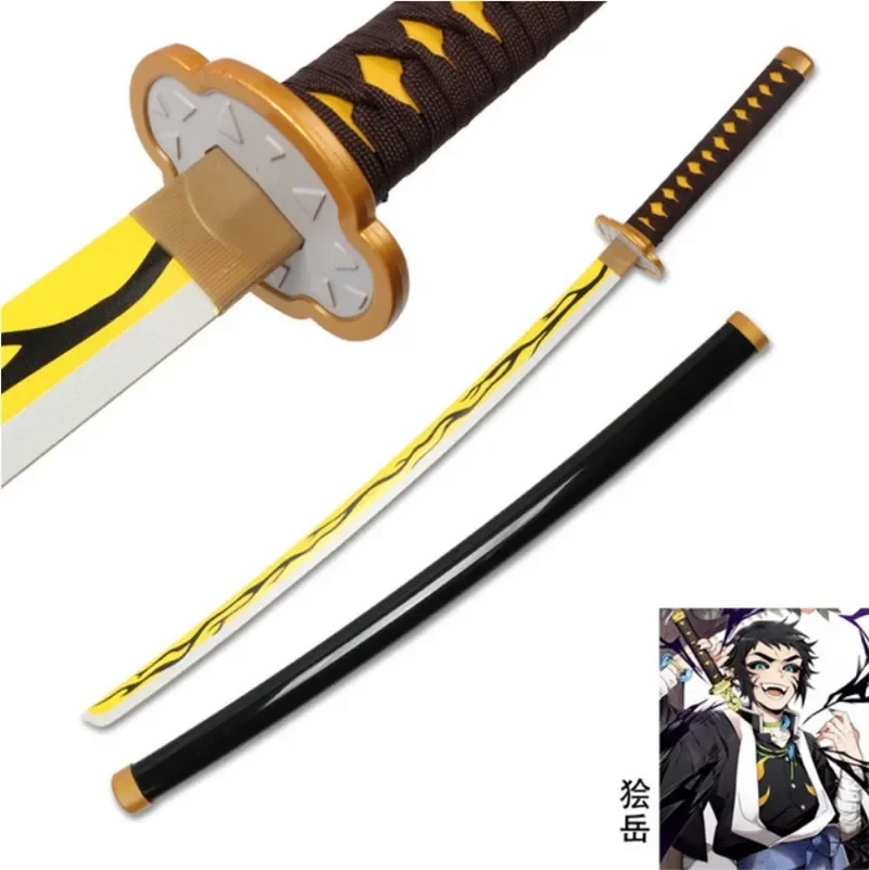 80cm Demon Slayer Sword Katana JaponesaTanjirou Anime Swords Weapon Model Ninja Kids Toys Cosplay Swords Prop Boy Gift Toy Sword