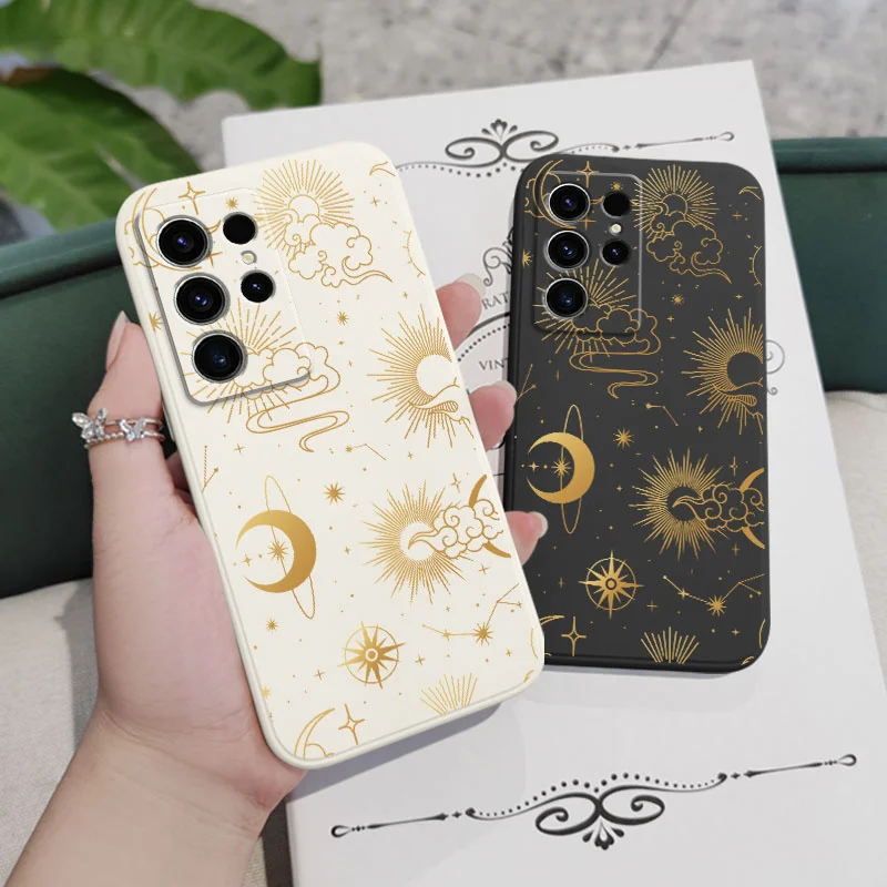 Golden Starry Sky Phone Case Cover