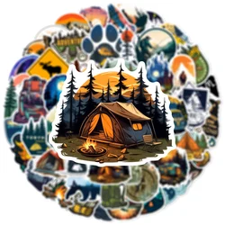 Outdoor Adventure Cartoon Sticker Pack - Waterproof Decals (Random 50PCS)