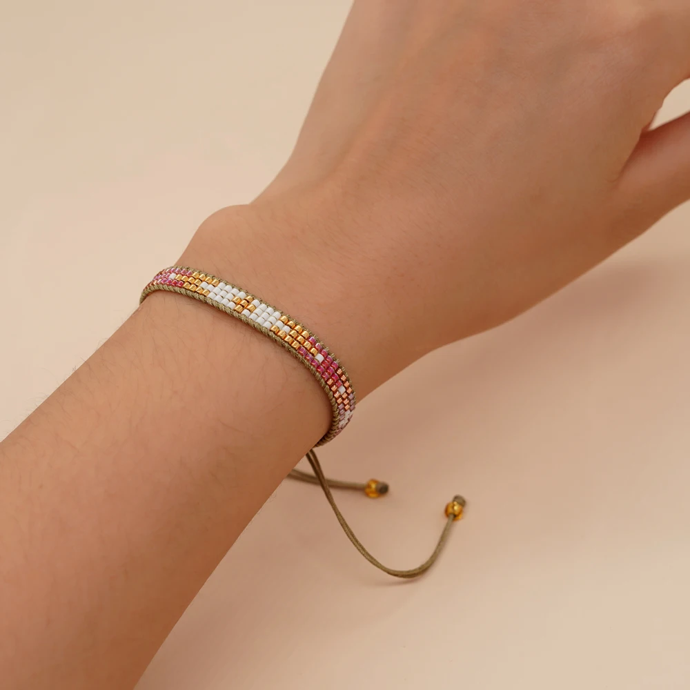 Braccialetto boho con perline e perle a forma di girasole/braccialetto con fiori di perline/braccialetto con fiori di perle/regalo di gioielli per mamma amica sorella/gioielli estivi - Italia