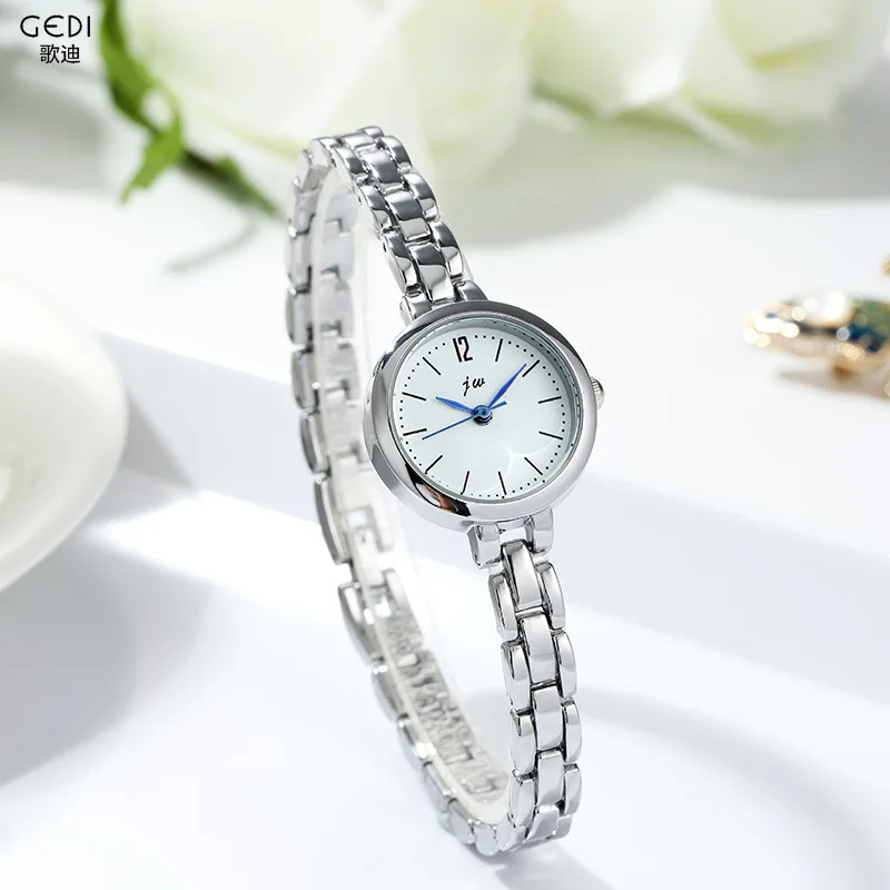 UTHAI-Montre à quartz minimaliste pour femmes, montre-bracelet pour filles du collège et du lycée, cadeau de montres à bracelet en métal, mode féminine, W103