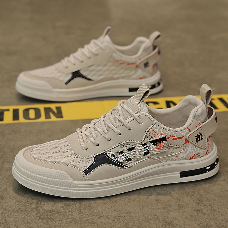 

Мужские удобные дышащие Нескользящие износостойкие сетчатые кроссовки, спортивная обувь для бега, модная и повседневная обувь для доски, кроссовки