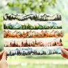 Yoofun 4.5x200cm Mountain and Forest  PET Tape Vintage Plant Landscaping Masking Tape Collage Creative DIY Journal Stationery 1