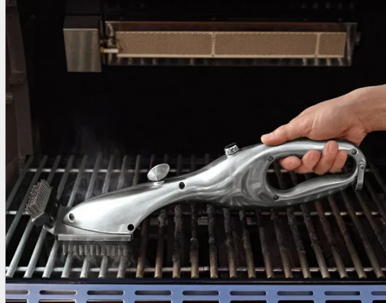 S906f5270fcfb4fd192bdc8772d053afeT BBQ Grill Outdoor Steam Cleaning Brushes Barbecue Cleaner Suitable for Charcoal Scraper Gas Accessories Cooking Kitchen Tool Mallzona