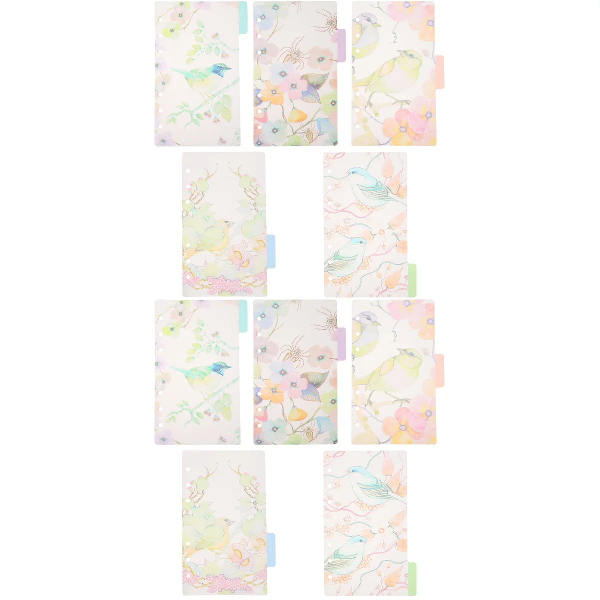 

4 набора карманных разделителей для этикеток на указательный палец, картонные цветные сортировочные этикетки, пластиковые