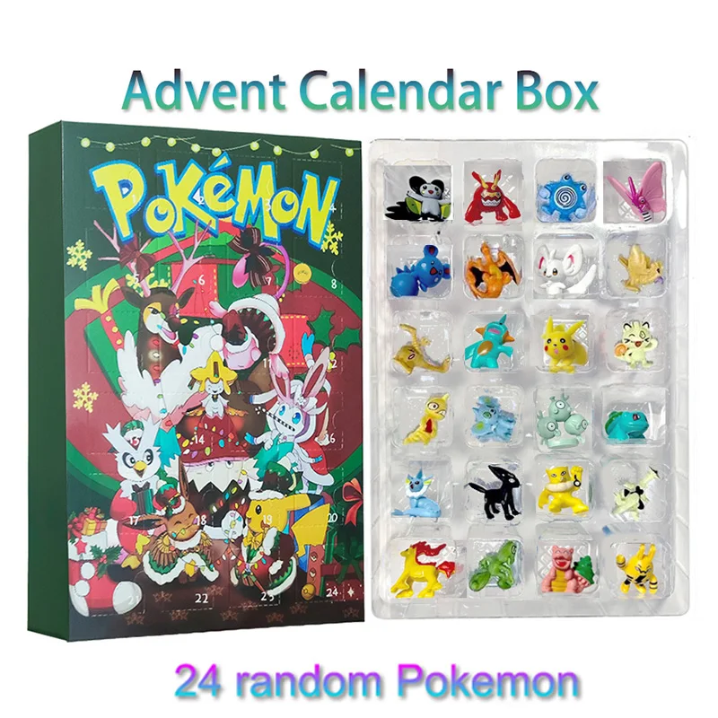 Pokemon 2023 DELUXE Holiday Exclusive 3 Advent Calendar 16 Mini Figures, 8  Accessories, Lights Sounds, Pop-Up N Play Display Jazwares - ToyWiz