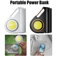 Outdoor portable 22.5W Power Bank with Retractable Fast Charging Cable, Mini Power Bank with Tape Measuring,Lighting Functio 1