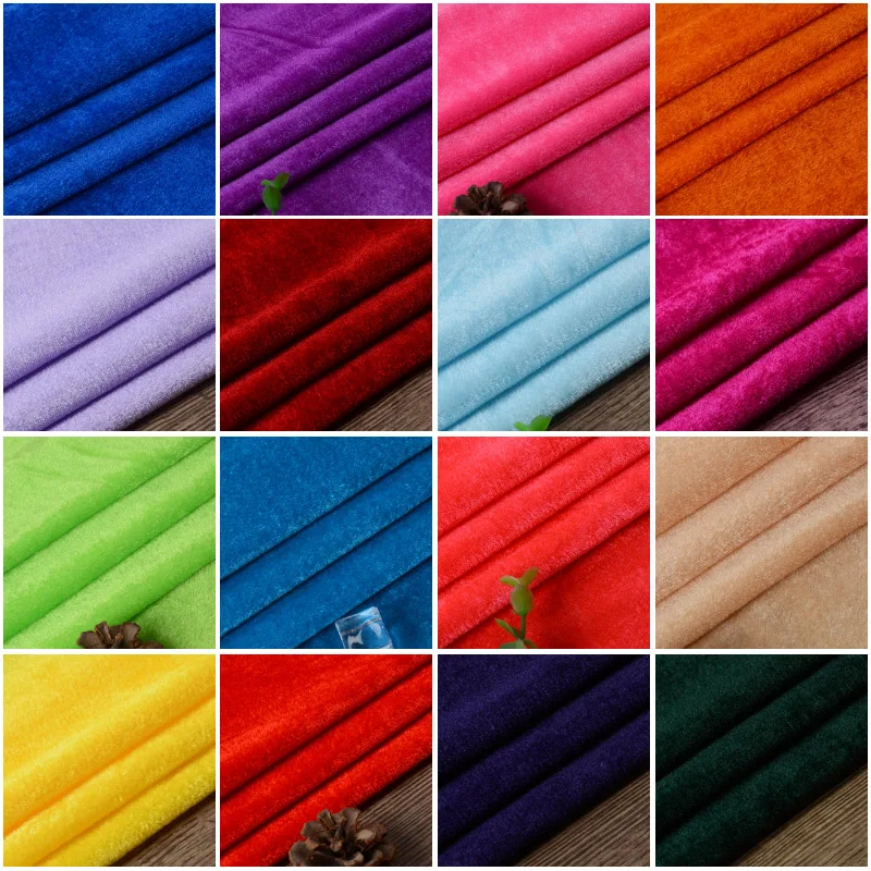 Velvet Fabric by the Meter – Wedding & DIY Decorative Cloth 1
