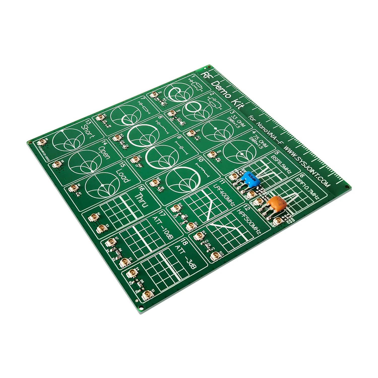NanoVNA Filter Attenuator VNA RF Test Board Tester Demo Kit Module Breadboard Ne