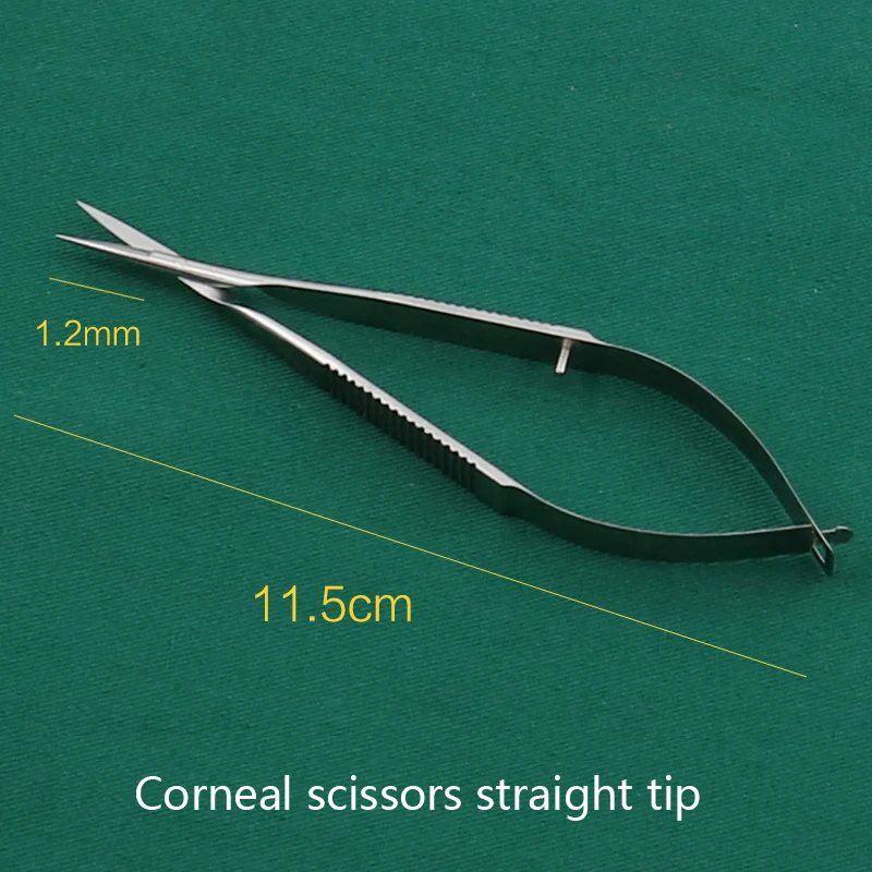 Titanium/stainless steel Dental Scissors Ophthalmic Surgery Instruments 12.5cm corneal scissors eyelid tools ophthalmic tool surgical instruments cornea scissors