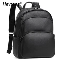 100% Cow Genuine Leather Men Backpacks Fashion Real Natural Leather Student Schoolbag Backpack Boy Large Computer Laptop Bag 1