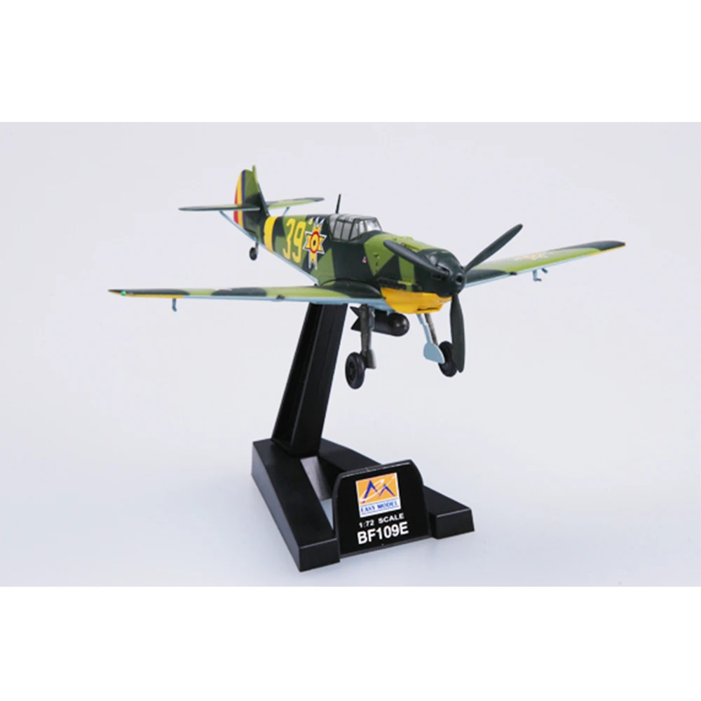 Easymodel 37285 1/72 BF-109E BF109 Romanian Fighter Bomber Assembled Finished Military Static Plastic Model Collection or Gift