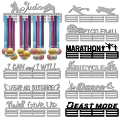 Judo and Other Medal Holder Sport Medals Hanger Display Hanger Rack Awards Metal Lanyard Sturdy Wall Mounted Athletes Girls Gift