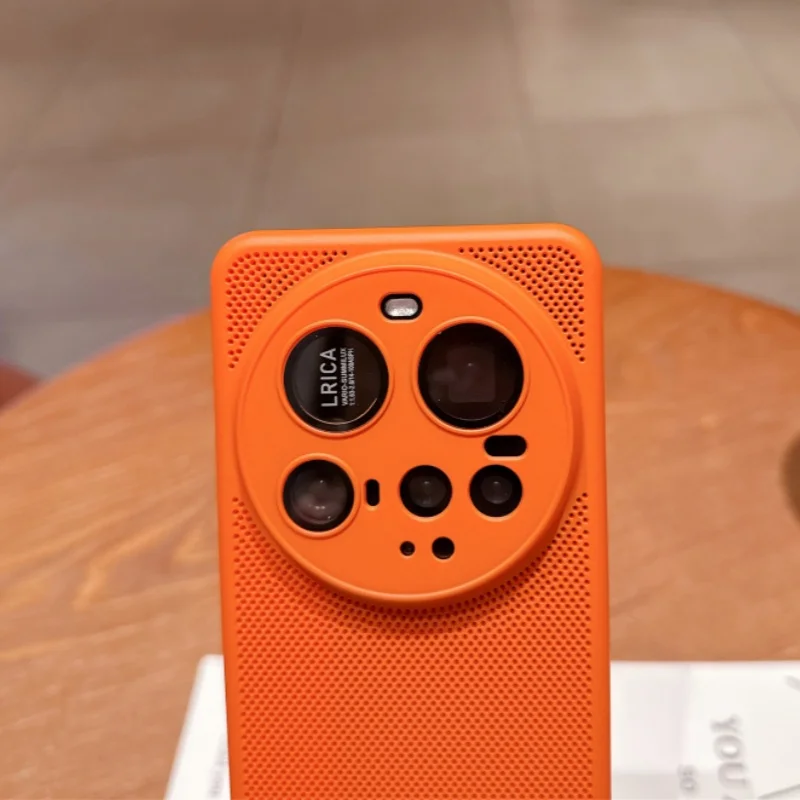 Luxury Ultra-Thin Matte Cooling Case with Heat Dissipation Grid and Breathable Mesh Cover