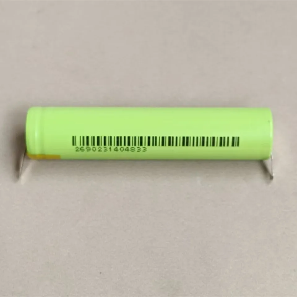 14650 バッテリー 3.7V 1100mAh 充電式リチウム電池、はんだタブ付き
