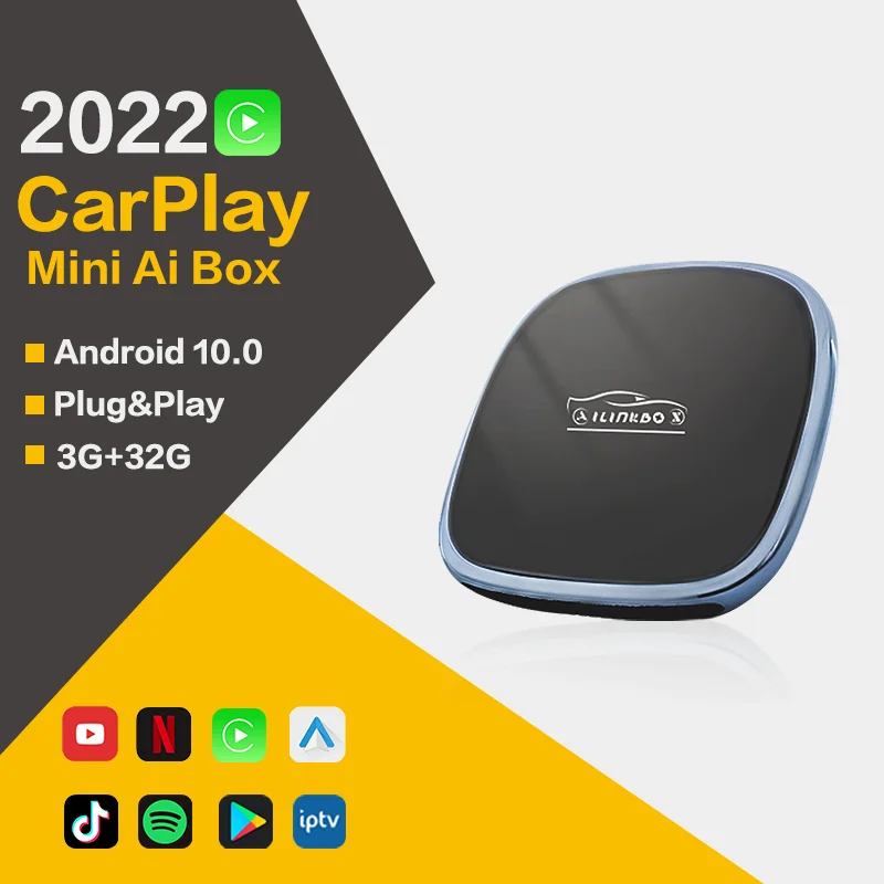 3.0 Wireless Carplay Ai Box Android 9.0 Car Multimedia Play Android