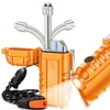 2024 Waterproof Windproof Lighter, Rechargeable Electric Lighter with Lanyard and 360 Rotatable Extended Hose- Ideal for Hiking 4