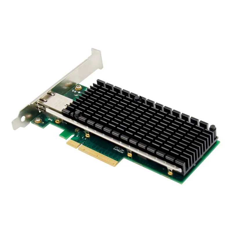 PCIE X8 10 기가비트 이더넷 서버 네트워크 카드, PCIe 8X 10GbE 서버 전기 포트 네트워크 카드, 10000Mbps 칩 인텔 X540