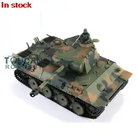1/16 HENG LONG 7.0 Plastic Panther FPV Camera RC Tank 3819 W/ 360° Turret Steel Gearbox Smoke Engine Soldiers Toys Boys TH17287 2