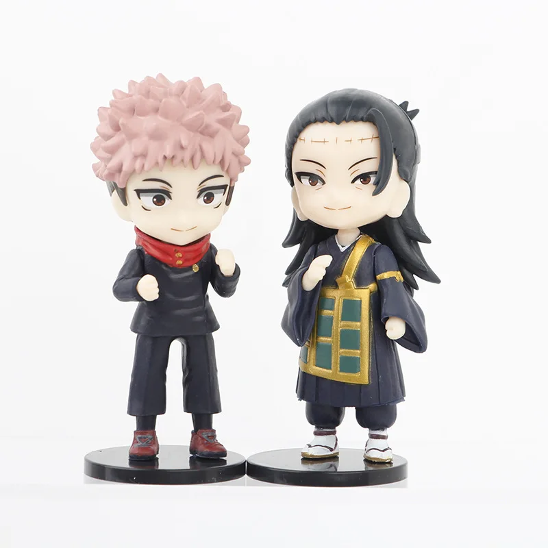 7 Pcs/Pack Jujutsu Kaisen Q Posket Figure Satoru Gojo Geto Suguru Yuji 7cm Figurine Anime Collection Dolls Ornaments BEST SELLERS