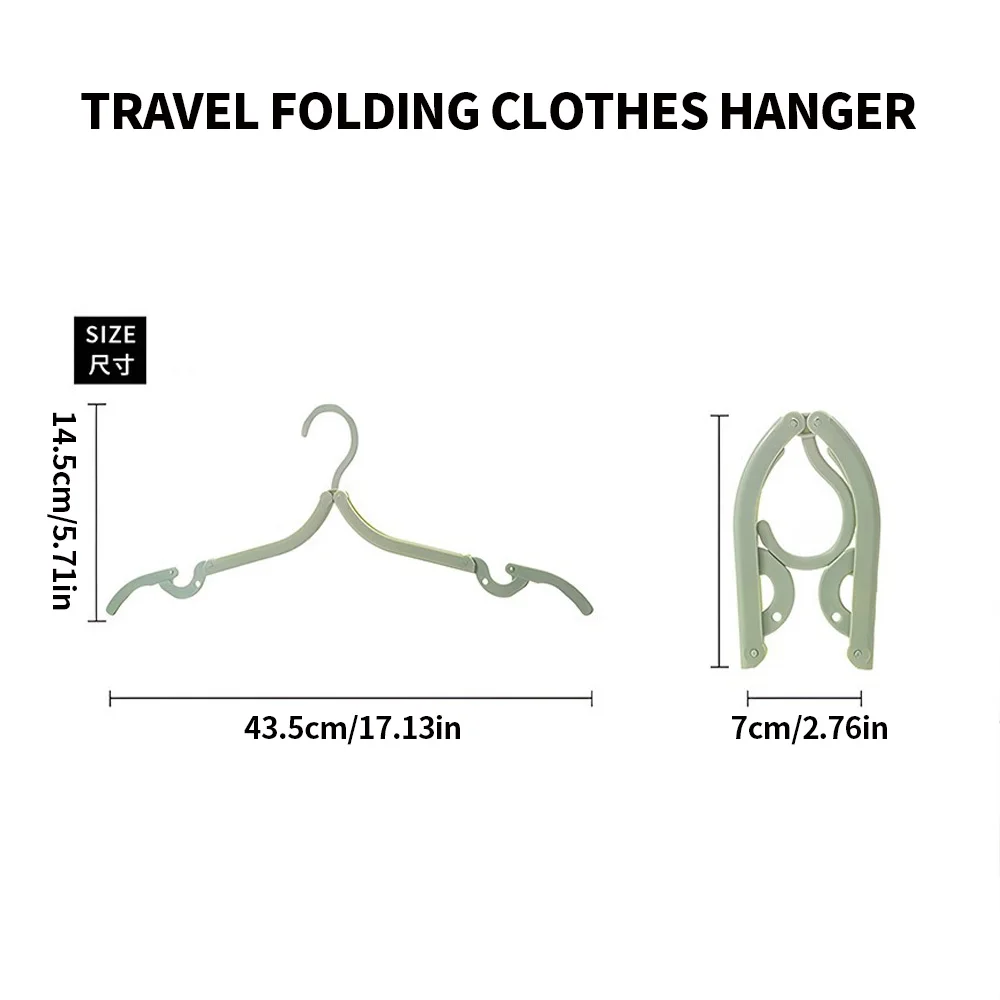 6PCS/3PCS/1PC Portable Folding Travel Hanger - Space saving Drying Hanger, Travel Hanger 6