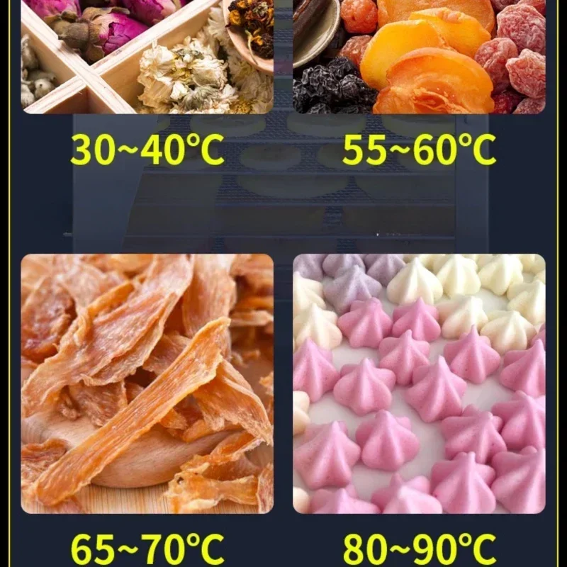 Beef Jerky Fruit Dehydrator Chassis Food Jerky Pet Snack Fruit and Vegetable Air Drying Machine Dehydrator Food Meat Seeds 3