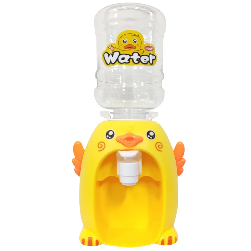 Mini Water Dispenser Baby Toy Funny Little Duck Drinking Water Cooler