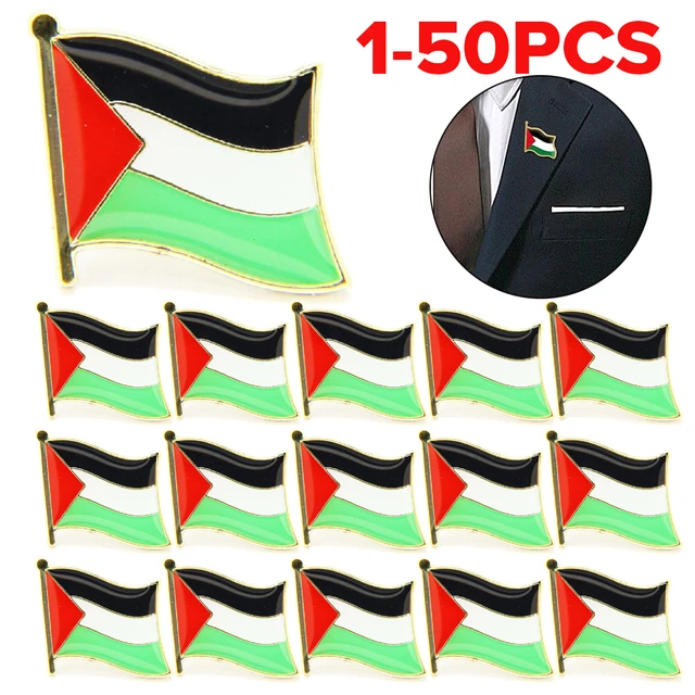 1- 20 Palestine Palestinian Flag Pin Badge Lapel Free Palestine-National  Enamel