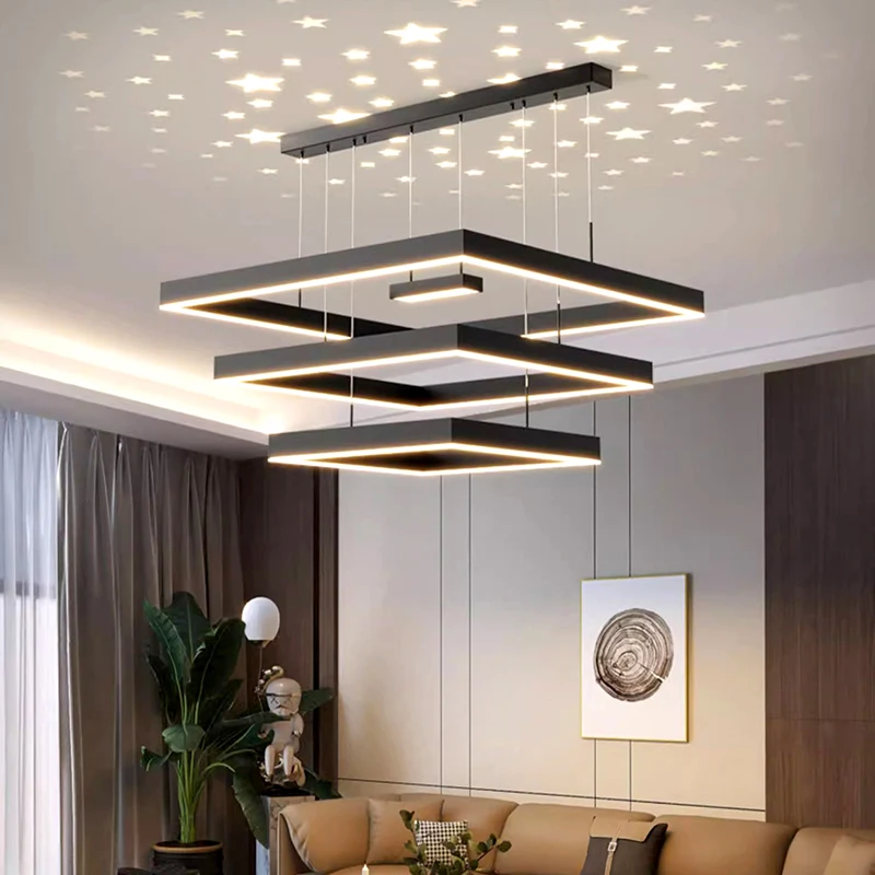 라이트 현대식 실내 조명으로 장식된 LED 펜던트 조명과 거실 LED 샹들리에, 식당에 걸이식 조명 라이트 현대식 실내 조명으로 장식된 LED 펜던트 조명과 거실 LED 샹들리에, 식당에 걸이식 조명