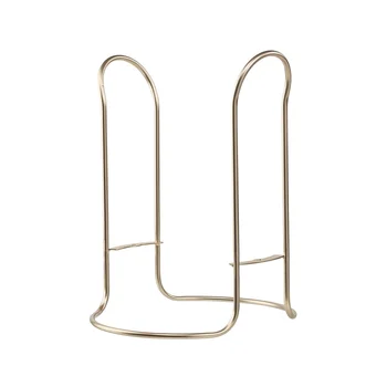 Black Metal Planter with Gold Stand Indoor Outdoor Drainage Durable Round Pot Suitable Foliage Simple Minimalist Design 5