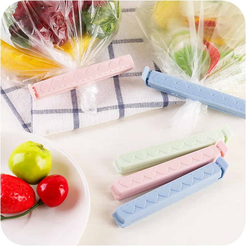 

5PCS Bag Clips Storage Food Snack Seal Sealing Bag Clips for Food Packages Clamp Plastic Kitchen Accessories