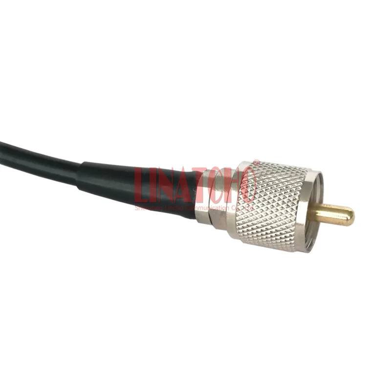 SC-ECH RG58U PL259 UHF to SO239 Bulkhead for Car Radio Mobile Antenna Mount Cable 5 Meters