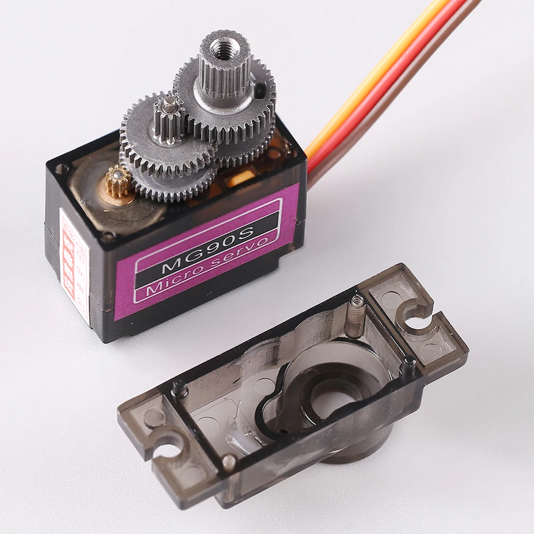14g MG90S Metal Gear Servo SG90 Tilt Motor for RC Plane Fixed Wing & Robot image 4