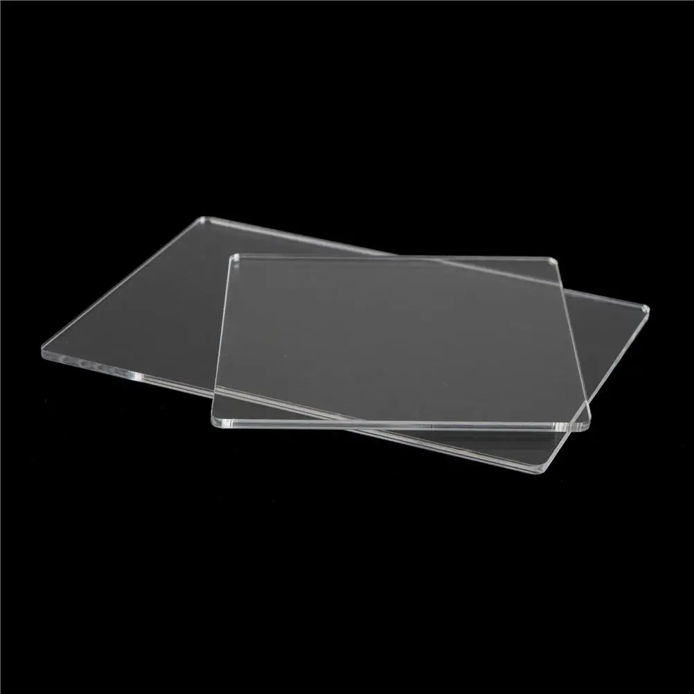 Size S/L Acrylic Transparent Clay Pottery Sculpture Tool Workbench Pressure Plate Clay Tools