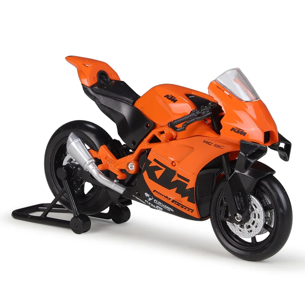 Welly 1:18 Ktm Rc 8c Road Racing Heavy Duty Motorcycle Simulation
