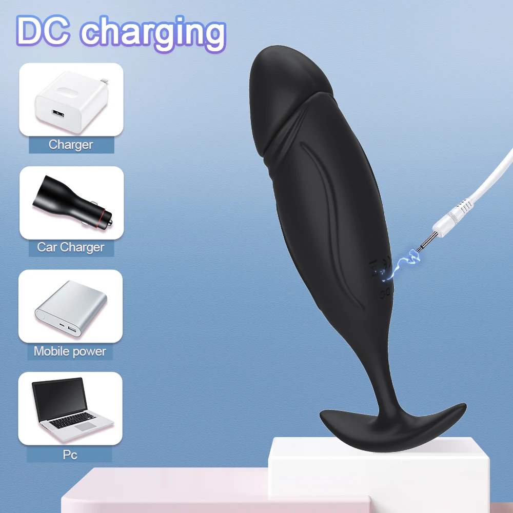 Anal Plug Vibrator For Men Women Butt Plug Prostate Massager Remote Control Adult Sex Toy
