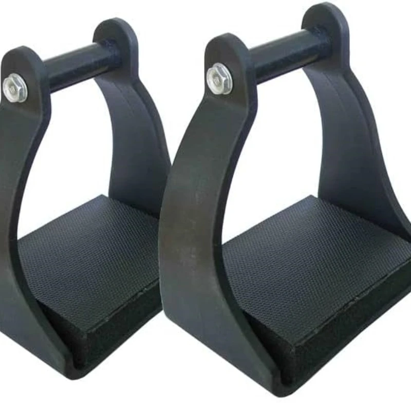1 Pair Lightweight Safety Western Stirrups Horse Riding Stirrups High Strength Plastics Non Slip Equestrian Stirrups for Saddle 5