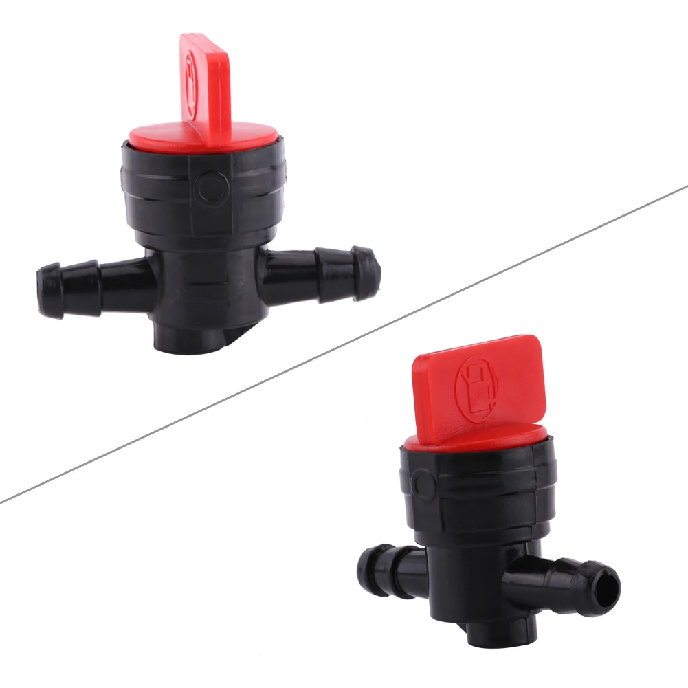 Universal Plastic 6mm Inline On/Off Fuel Tap Fit For 1/4 Pipe Hose
