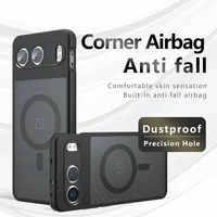 For Magsafe Magnetic Wireless Charging Case For OnePlus Nord 4 Nord4 5G Shockproof Matte Back Cover Coque 1