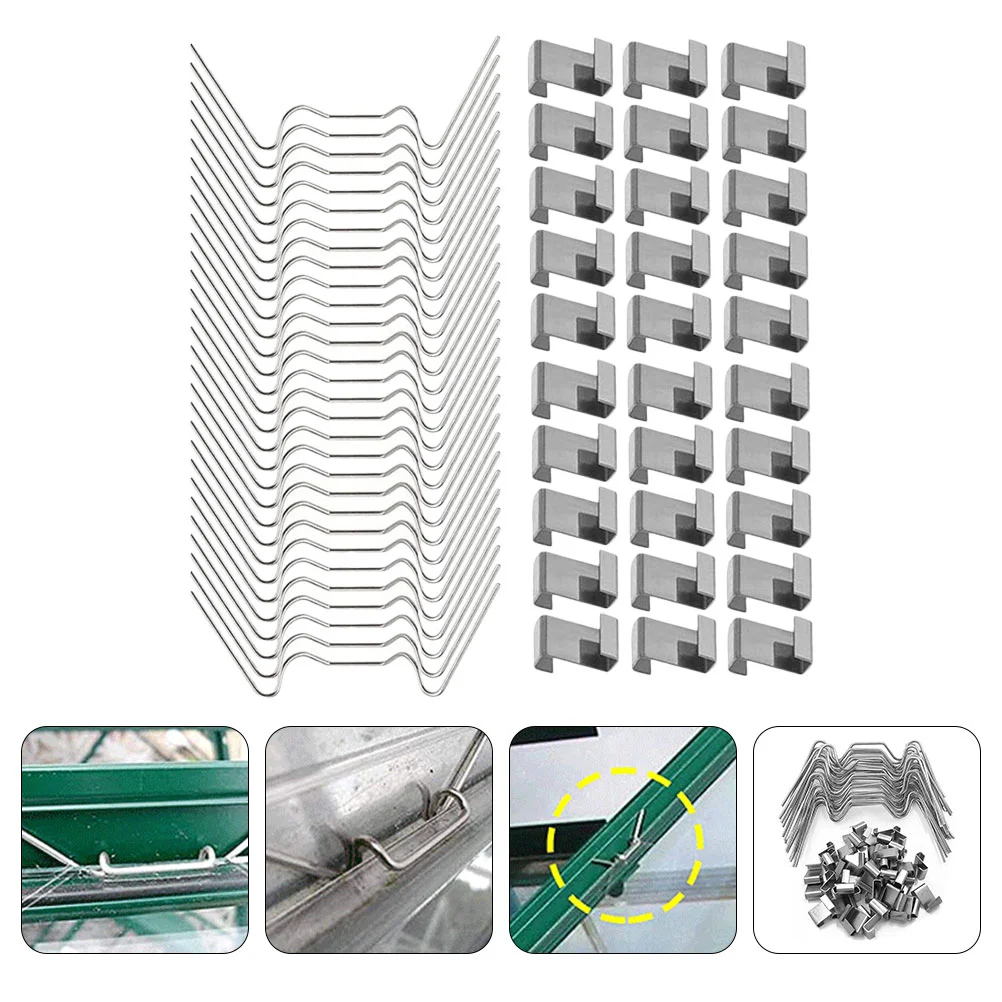 

Greenhouse Glass Pane Clips Cord Clips Glazing Z Type Clips