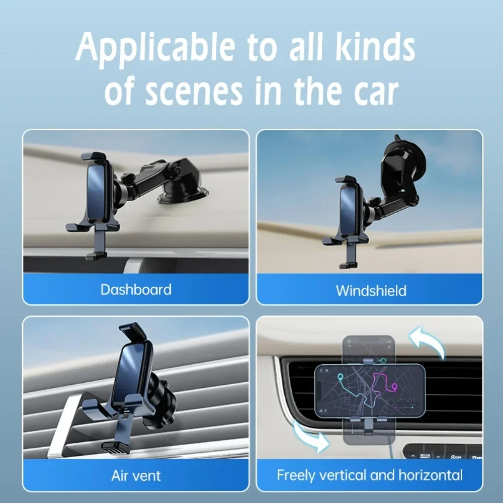 KJOY Universal Gravity Car Phone Holder Air Vent Mount Clip for iPhone Xiaomi Huawei Samsung Auto GPS Cell Mount Bracket