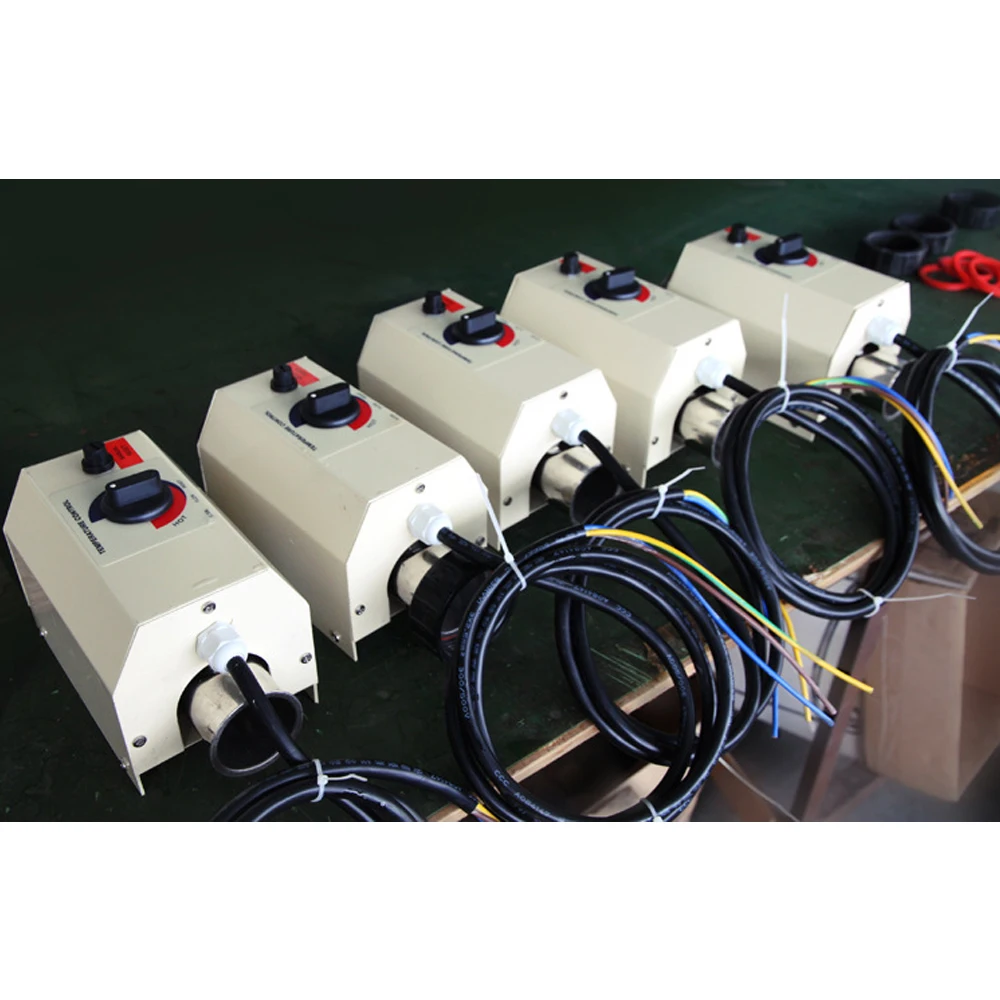 Pool water heater 3KW Mini Electric Water Heater Thermostat 220V Bathtub SPA Bath For Massage Hot Tub & Jacuzzi Heating